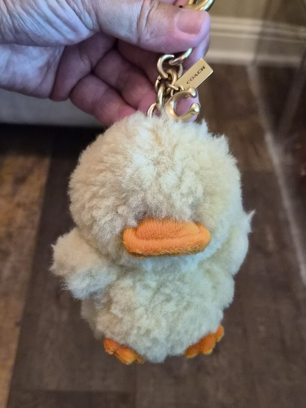 Coach Ducky Bag Charm In Shearling - CER40 - Picture 6 of 9